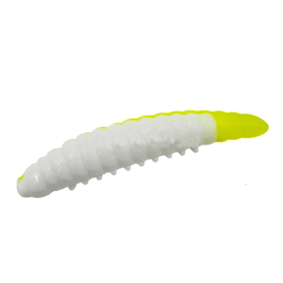 Силиконовая приманка Boroda Baits Salo 45 Floating цв. Белый/Лимон, 8 шт./уп. 