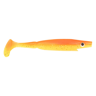 Силиконовая приманка Strike Pro Piglet Shad 8.5, 85 мм, 4 гр цв. Atomic Chicken (SP-172F#C013)