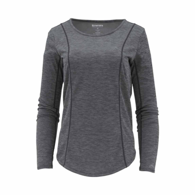 Термофутболка Simms Women's Lightweight Core Top, Black, XL