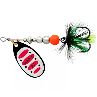 Блесна вращающаяся Sprut Alba Ball System Spinner #2 (5,5g/BKSR)