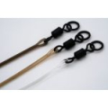 Готовый монтаж Korda Dark Matter Leader №8 Ring Swivel Silt Brown 40lb 1м