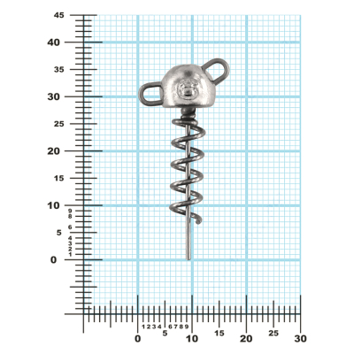 Мормыш Огрузка "Гриб Штопор" 30 мм, вес 6 гр (St-30-06)