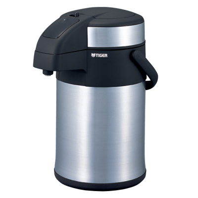 Термос с пневмонасосом Tiger MAA-A302 Stainless, 3 л (MAA-A302 XS)