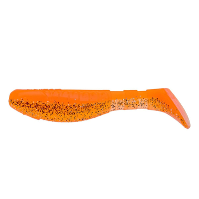 Силиконовая приманка Helios Chubby 3,55"/9 см Orange & Sparkles 5шт. (HS-4-022)