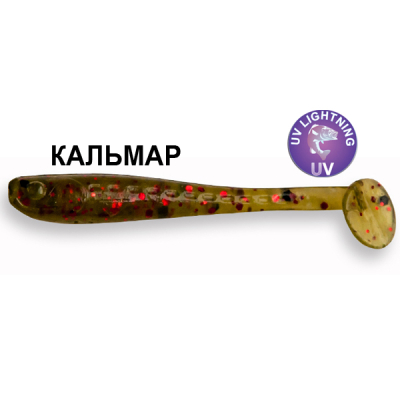 Силиконовая приманка Crazy Fish Nano Minnow 2.2  22-55-68-6 кальмар цв. black/red watermelon (чёрн/красн. арбуз)