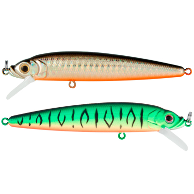 Воблер Strike Pro Alpha Minnow 95, цвет GC01S/A70-713 Double Black Silver OB/Mat Tiger