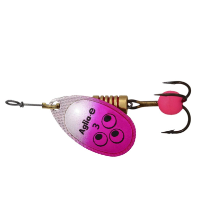 Блесна вращающаяся Mepps "Aglia E" №3 цв. Pink Bright