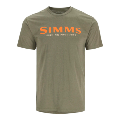 Футболка Simms Circle Lockup T-Shirt, Military Heather, XXL
