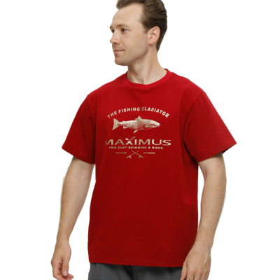 Футболка Maximus красная р. XL (MCTSRXL)
