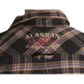Рубашка Alaskan с мехом подкладка коричневый клетка XXL