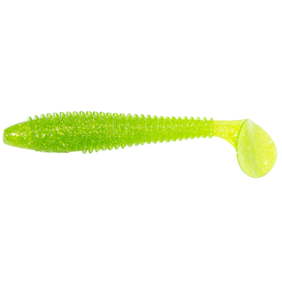 Силиконовая приманка Kaida Shrimp 4" 10cm 8g Grass Green-6tails HT#004