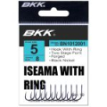 Крючок одинарный с поводком BKK Ready Rig Diamond - Iseama GD (A-BW-2014) #8, Ø 0.18, 70cm (10шт)