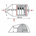 Палатка Tramp Cave 3 (V2) серый