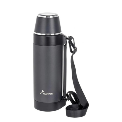 Термос Tonar (T-KD-948-1.5) 1500ML серый (ручка)