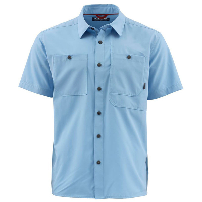 Рубашка Simms Double Haul SS Shirt, Faded Denim, XL