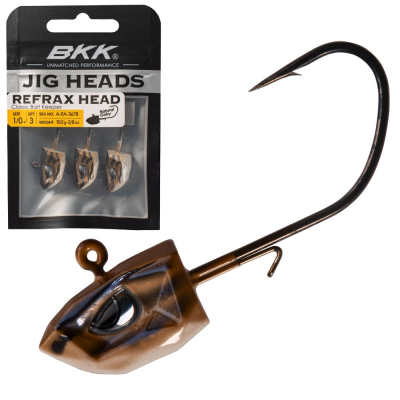 Джиг-головка BKK Refrax Jig - Natural Goby (A-EA-3676) 1/4oz - 1/0# (3шт)