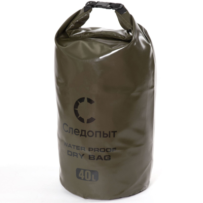 Гермомешок "Следопыт - Dry Bag" без лямок, 40 л, цв. хаки