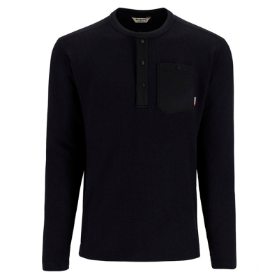 Джемпер Simms Highline Henley, Black, L