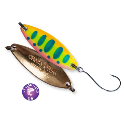 Блесна колеблющаяся Crazy Fish Swirl 3.3g цв. #37.1