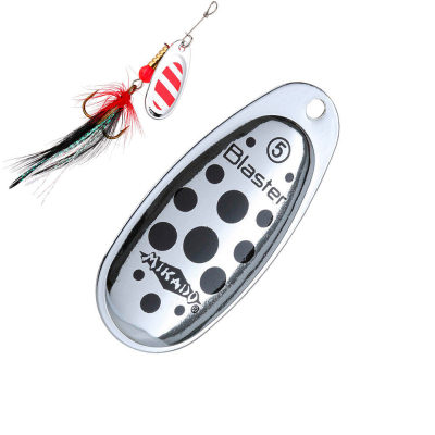 Блесна вращающаяся Mikado Blaster №1 - серебро/11 (Арт.PMB-OBL-1S-11)