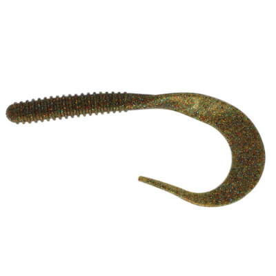 Силиконовая приманка Reins Big Get Ringer 8" цв. #009 Green Pumpkin All Stars