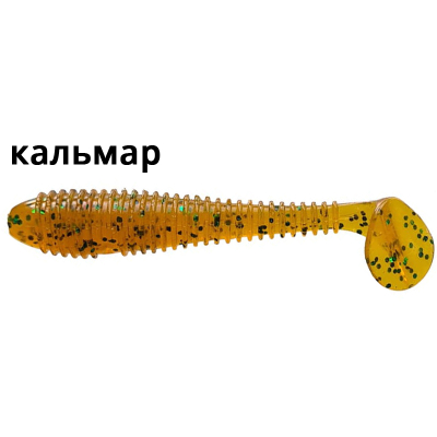 Силиконовая приманка Crazy Fish Vibro Fat 3.2" 73-80-31-6 кальмар цв. 31