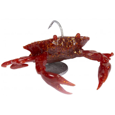 Приманка Краб Lucky John 3D Series CRAB 3.0in С04, джиг-головка 1/2OZ (14,0 г.) 1шт, компл.