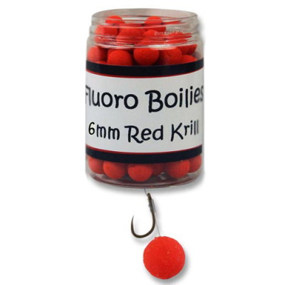 Пелетс насадочный Bagem Matchbaits 6mm 100ml Red Krill Tuffits BE-T-K (красный криль)