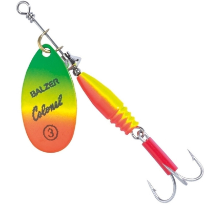 Блесна вращающаяся Balzer Colonel Fluo 3 гр. цв. Red-Yellow (13062 003)