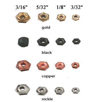 Orvis Faceted Tungsten Beads 5/32 Gold Brass 551F6160