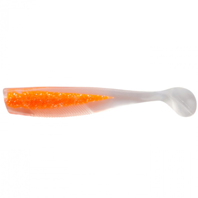 Виброхвост Sprut Kuro 75mm/4.0g/TO (Transparent-Orange) (7шт)