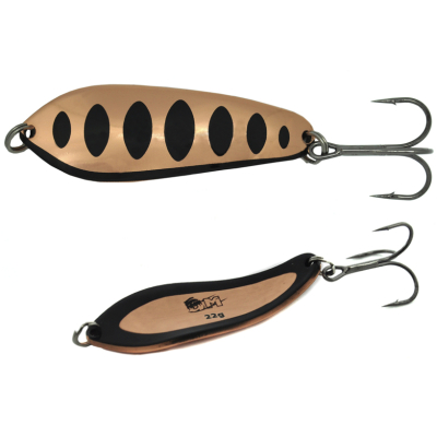 Блесна Mottomo Flash Blade 22g цвет Copper Black