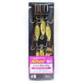 Крючок тройной с подвеской DUO Drag Metal Bladed Treble Hook DS-GB #6