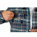 Рубашка Simms Coldweather LS Shirt, Atlantis Steel Plaid, L