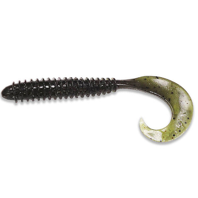 Силиконовая приманка Herakles Viber Grub 4.5" цвет Green Pumpkin