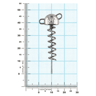 Мормыш Огрузка "Гриб Штопор" 40 мм, вес 8 гр (St-40-08)