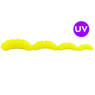 Мягкая приманка Milmax "Личинка" плавающая, сыр № 004 lime(лайм)(uv)
