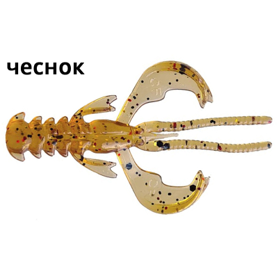 Силиконовые приманки Crazy Fish Nimble 1.2" 76-30-32-5 чеснок цв. dark beer (темное пиво)