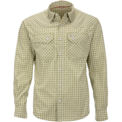 Рубашка Simms Brackett LS Shirt, Sage Window Plaid, M