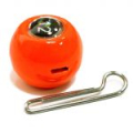 Груз крашеный разборная чебурашка "ШАР" 12 гр., цвет 03-оранжевый GCR(B)C-12-03 10 шт