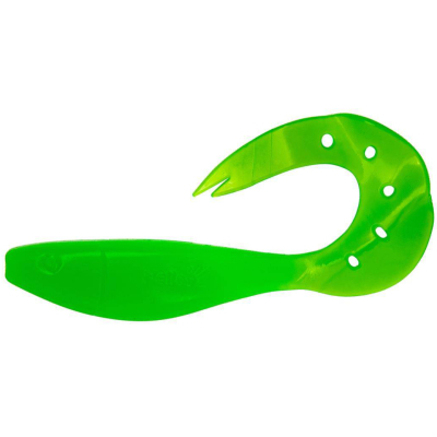 Силиконовая приманка Helios Kasandra 4" 29/10,9см Electric green 5шт. (HS-34-007)