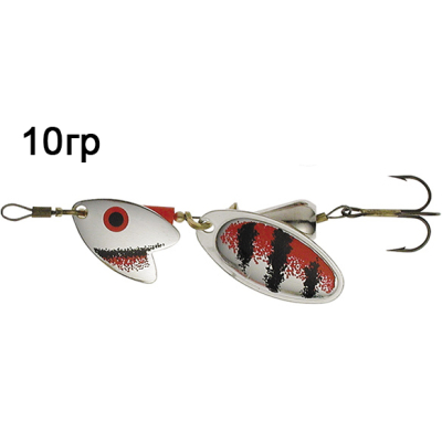 Блесна вращающаяся Mepps Tandem Trout, 2, Black/SILVER/Red
