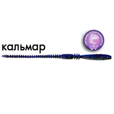 Силиконовая приманка Crazy Fish Cruel Leech 5.1'' 10 шт. 41-130-12d-6 кальмар цв. night sky (ночное небо) 