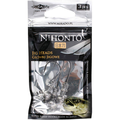 Джиг-головка Mikado Nihonto BN крючок №1 - 12гр. (3шт.)