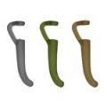 Трубка изогнутая для крючка Gardner Covert Pop-UP Hook Aligner (S) C-THRU BROWN (10шт) *NEW* CHAPB