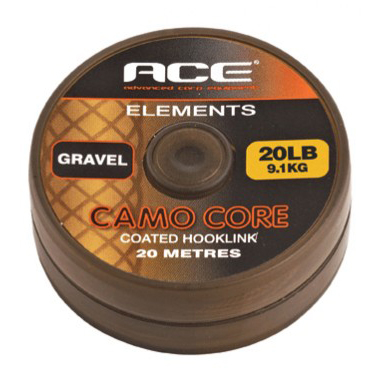 Поводковый материал ACE Camo Core - Gravel 20lb x 20m (ACC005)