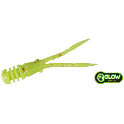 Силиконовая приманка DUO Tetra Works Chibi Burny 34мм цвет #S525 Lime Shine