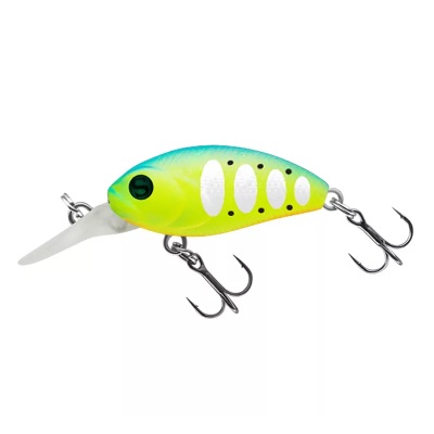 Воблер "Sprut" Rini Crank D 32F (Floating/32mm/3g/0,9-1,4m/LBTR1) + Два Одинарных Крючка (S-75M #6)