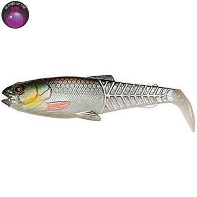 Приманка Savage Gear Craft Cannibal Paddletail 105 Paddletail, 10.5см, 12g. цв. Green Silver Uv