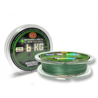 Шнур WFT Gliss Green 150m 4KG 0,10 (1D-C 190-010)